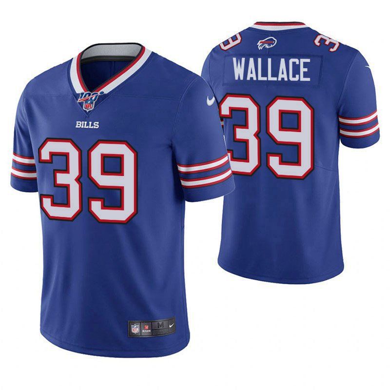 Men Buffalo Bills #39 Levi Wallace Nike Royal 100th Limited NFL Jersey->buffalo bills->NFL Jersey